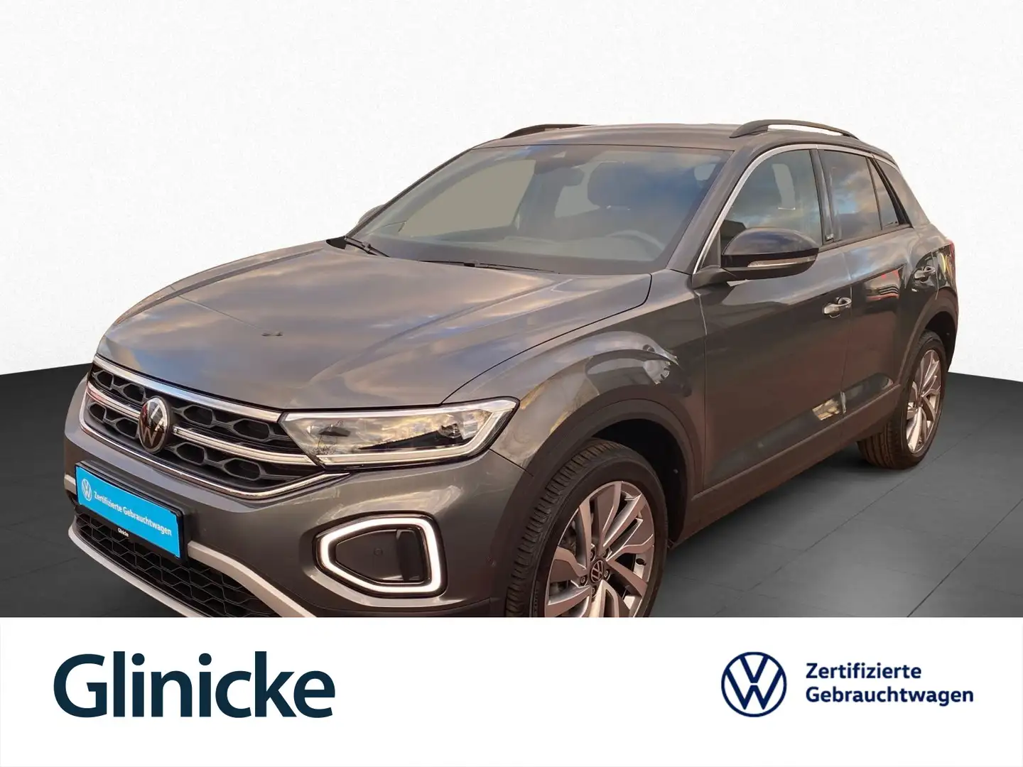 Volkswagen T-Roc 1.5TSI DSG Klima Move Navi AHK LED ACC RFK Grau - 1