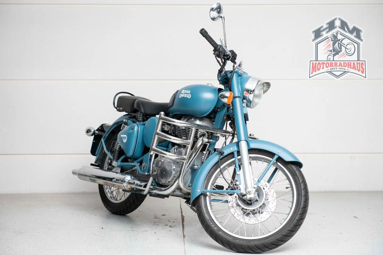Royal Enfield Bullet 500 Classic Blau - 2