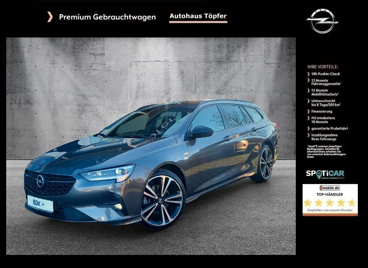 Opel Insignia B ST Premium "Ultimate 4x4" aus 1-Hand Grau - 1