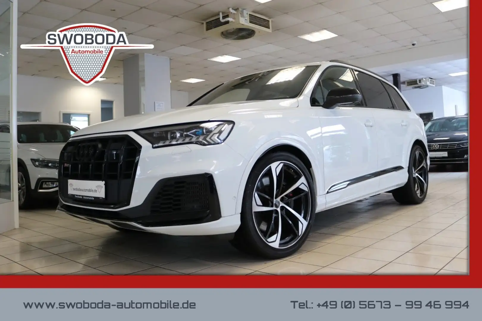 Audi SQ7 4.0 TDI Luft HUD 360° Laser Pano 7Sit STHZ Blanc - 1