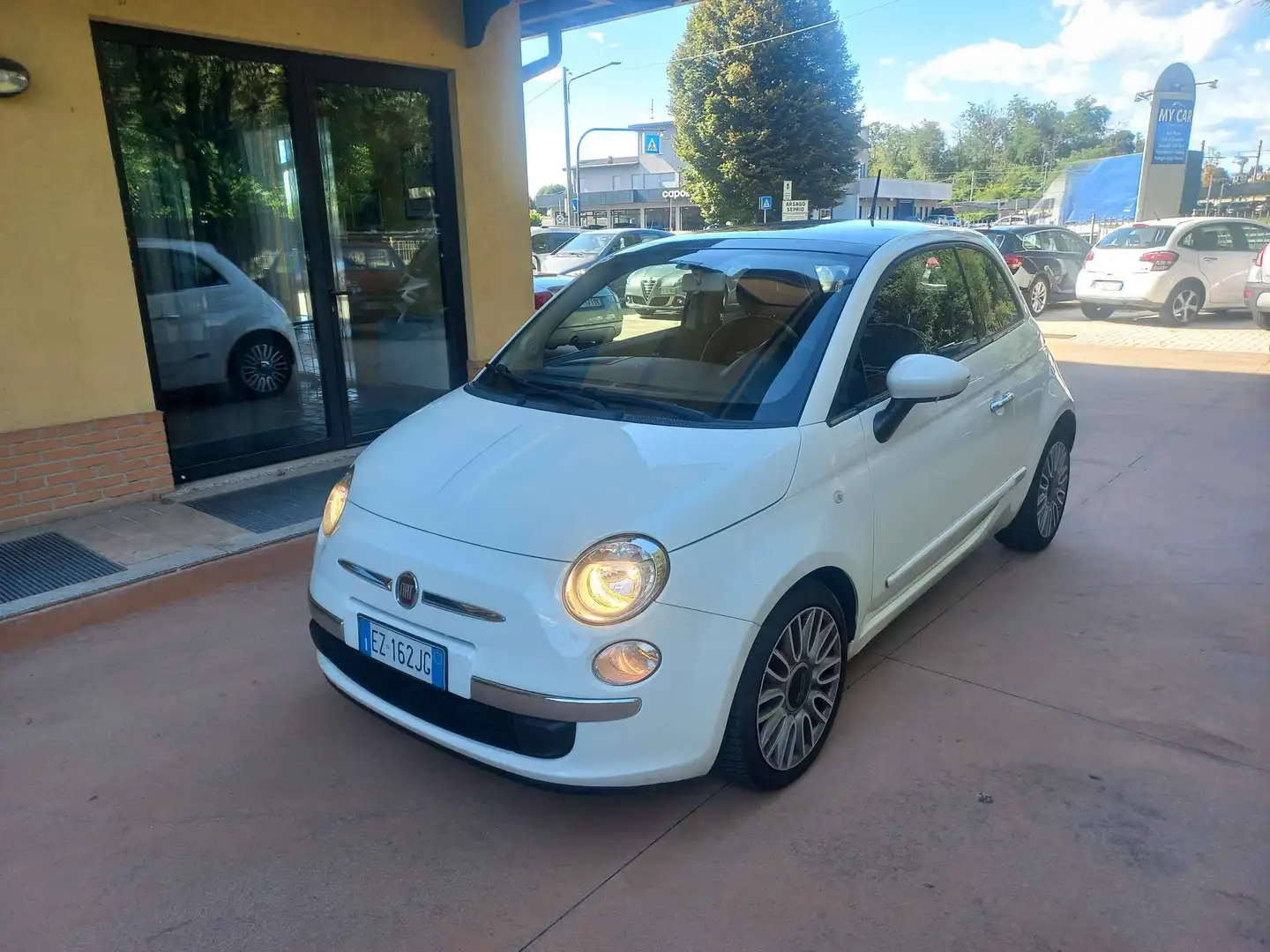 Fiat 500 500 III 1.3 mjt 16v Lounge 95cv my14 Blanc - 1