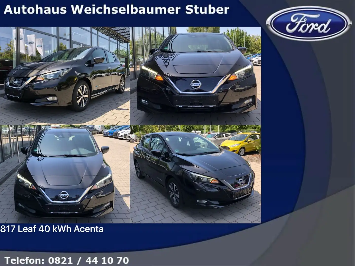 Nissan Leaf 817 Leaf  40 kWh Acenta Zwart - 1
