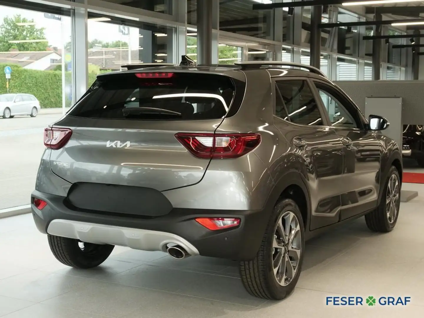Kia Stonic 1.0T 100 48V DCT SPIRIT TECHNIK NAVI UVM. Grigio - 2