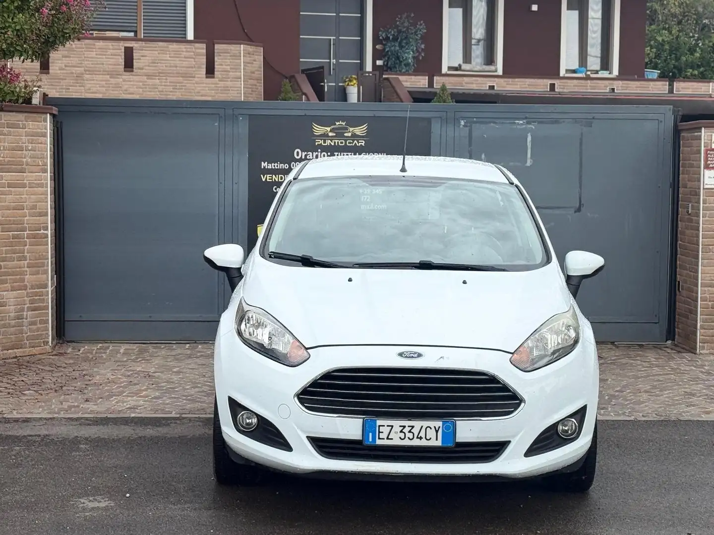 Ford Fiesta Fiesta VI 2013 3p 1.5 tdci Titanium 75cv Bianco - 1
