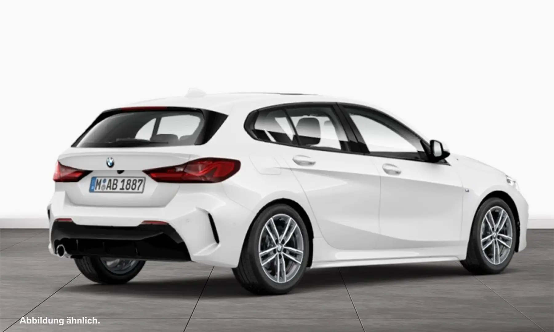 BMW 118 i M-Sport*Panoramadach*Park Assist*Hifi*Sitzheizun Weiß - 2