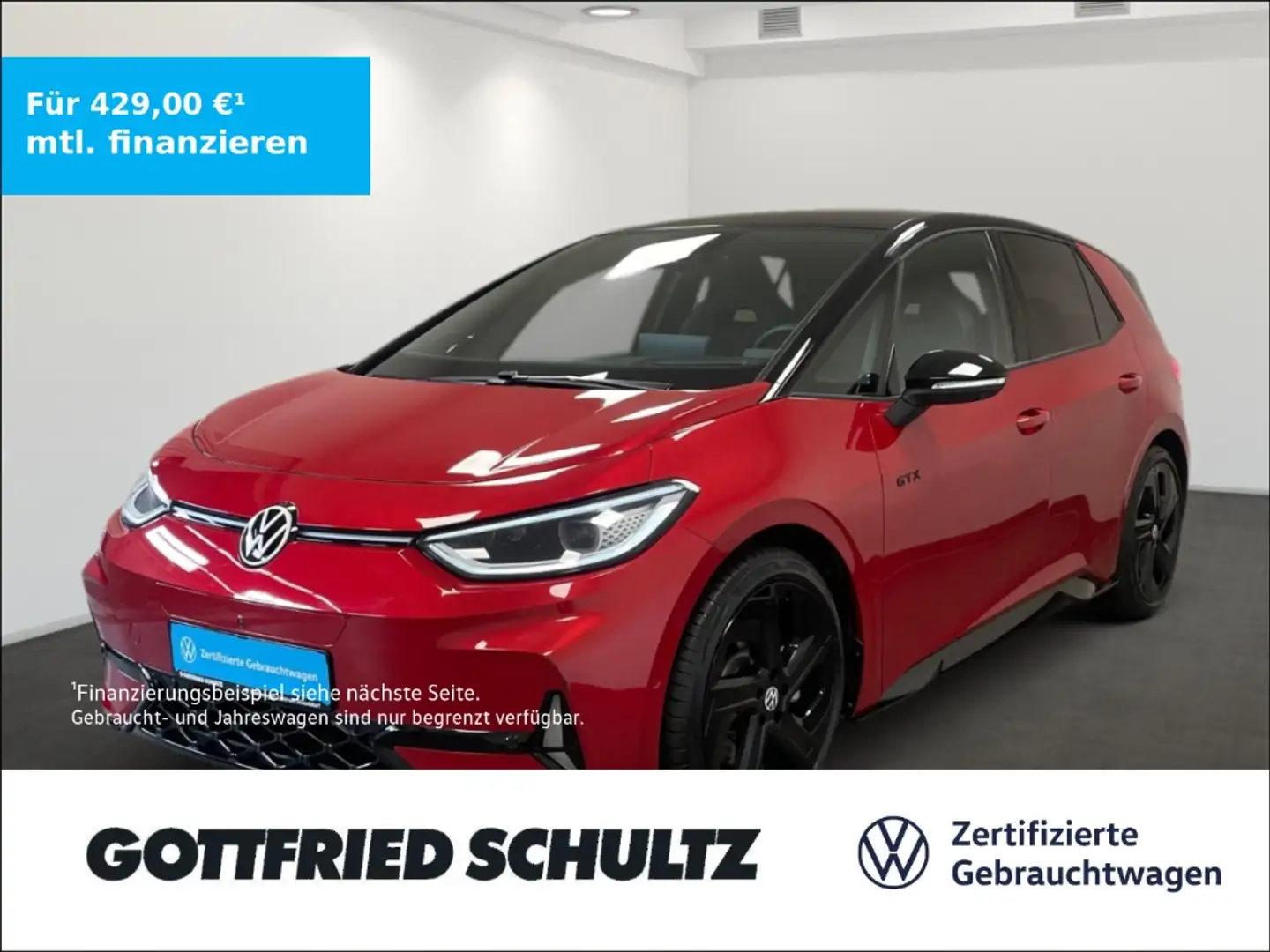 Volkswagen ID.3 GTX Panormadach Navigation Sitzheizung Anschlussga Rot - 1