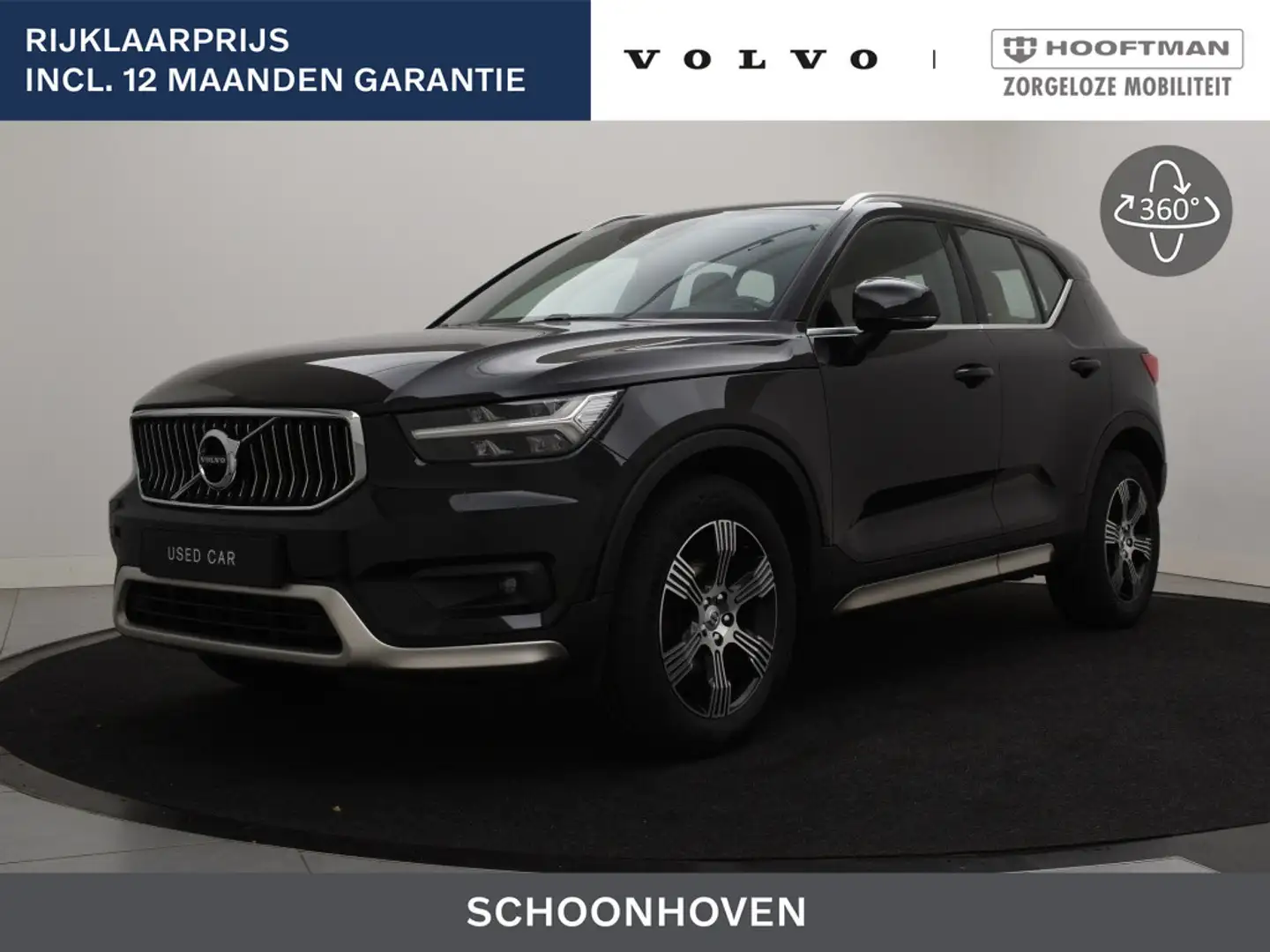 Volvo XC40 T3 AUT(8) INSCRIPITION LEDER ACC BLIS KEYLESS CAME Zwart - 1