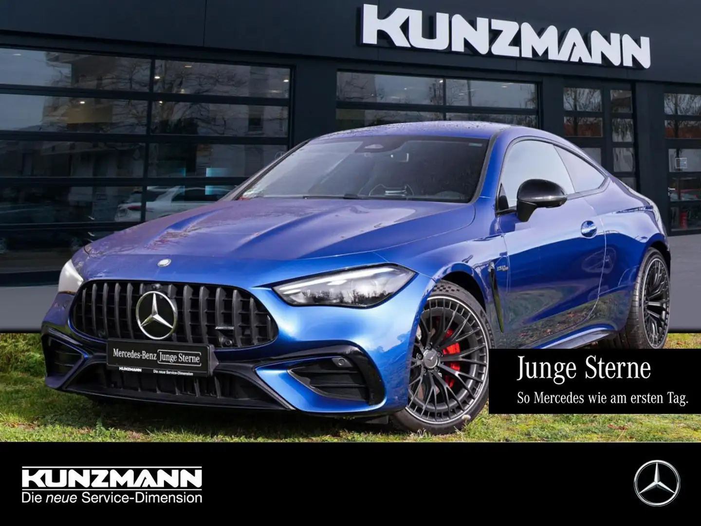 Mercedes-Benz CLE 53 AMG 4M+ Coupé Night 360° Burmester AHK Blau - 1