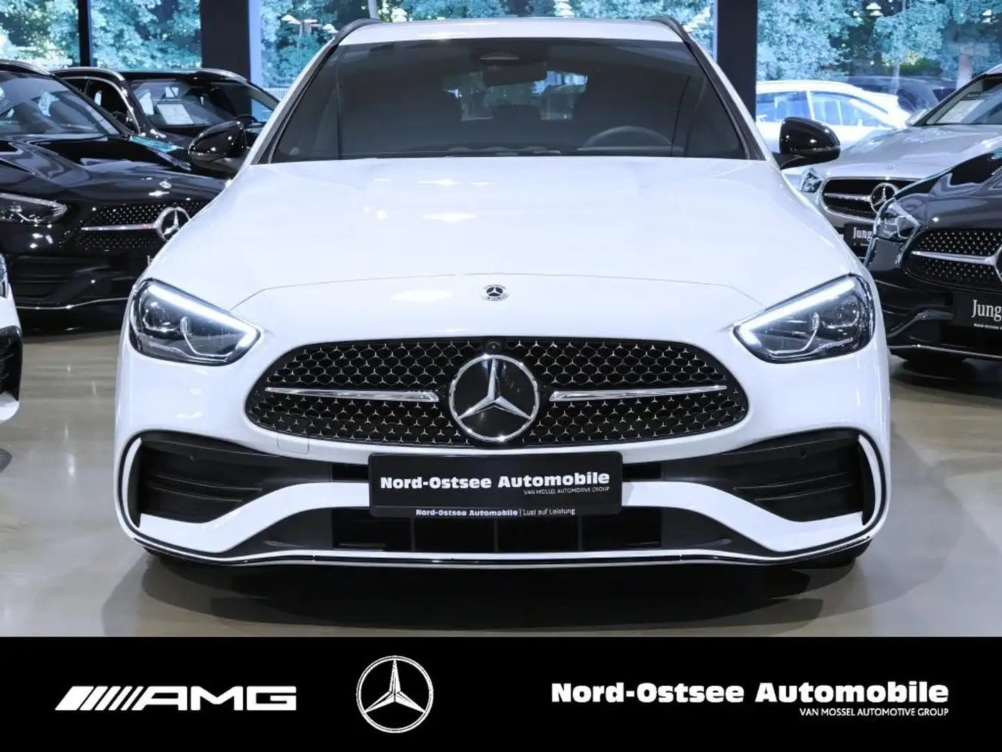 Mercedes-Benz C 300 d T AMG ED.  NIGHT 3D-SOUND 360° KAMERA 9G Alb - 2