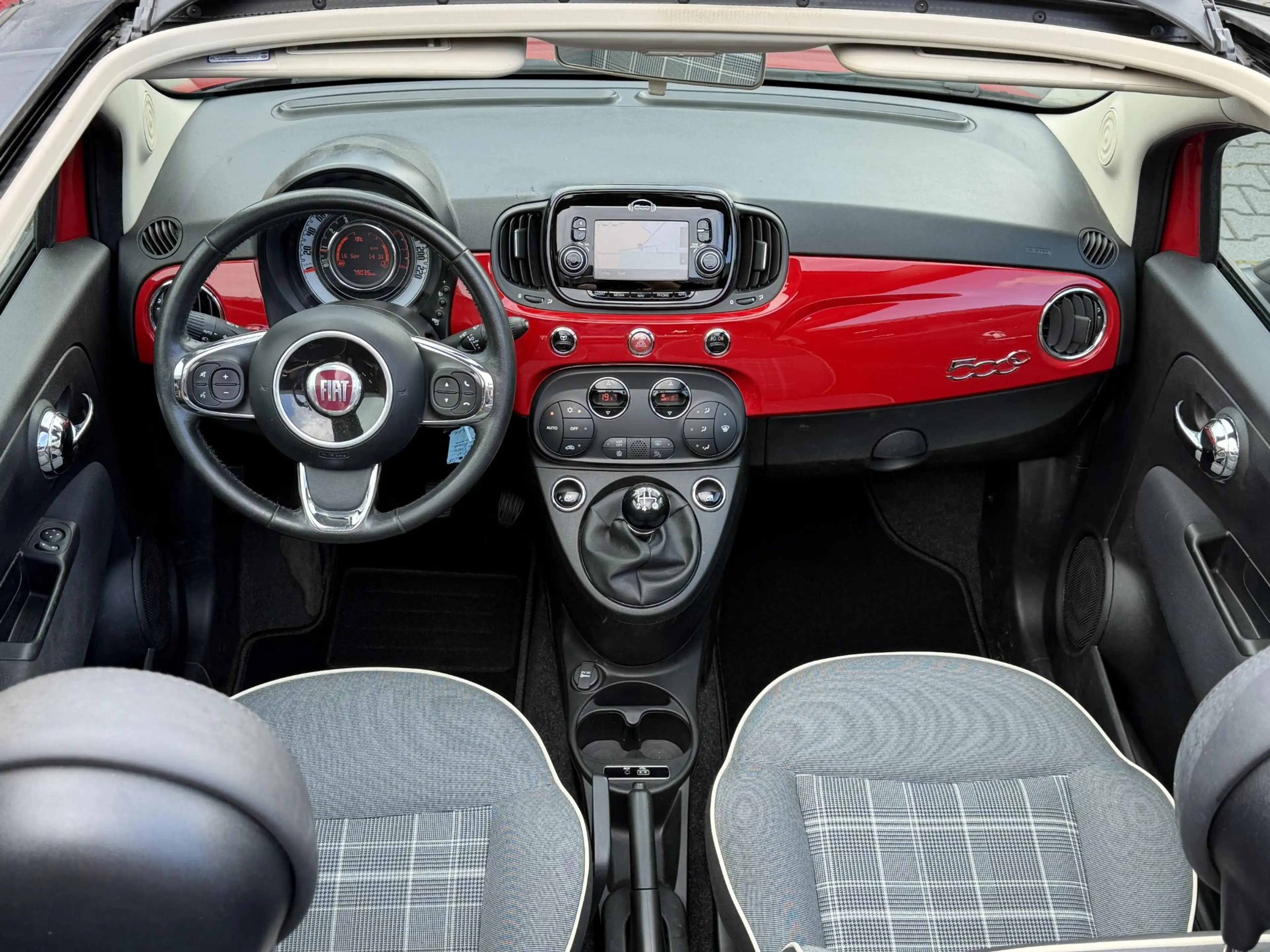 Fiat 500C 1.2 Lounge 4 Cilinder, Navigatie, Cruise, Garantie — photo 5
