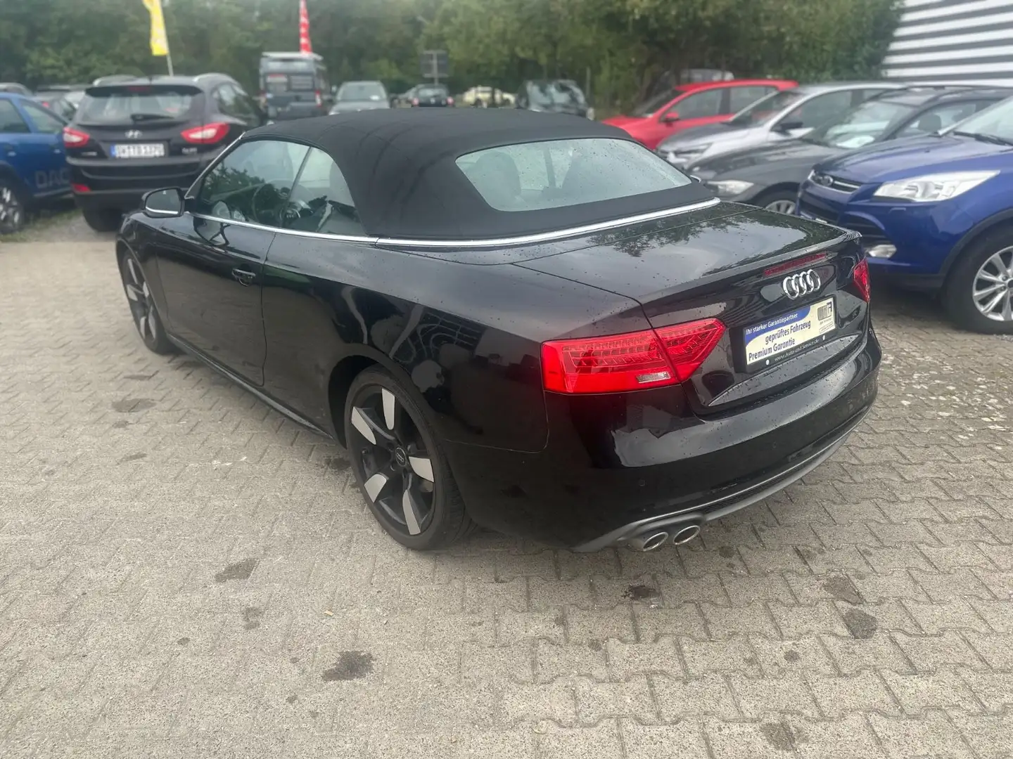 Audi A5 Cabriolet2.0Quattro S-Line/TÜV NEU/Scheckheft Schwarz - 1