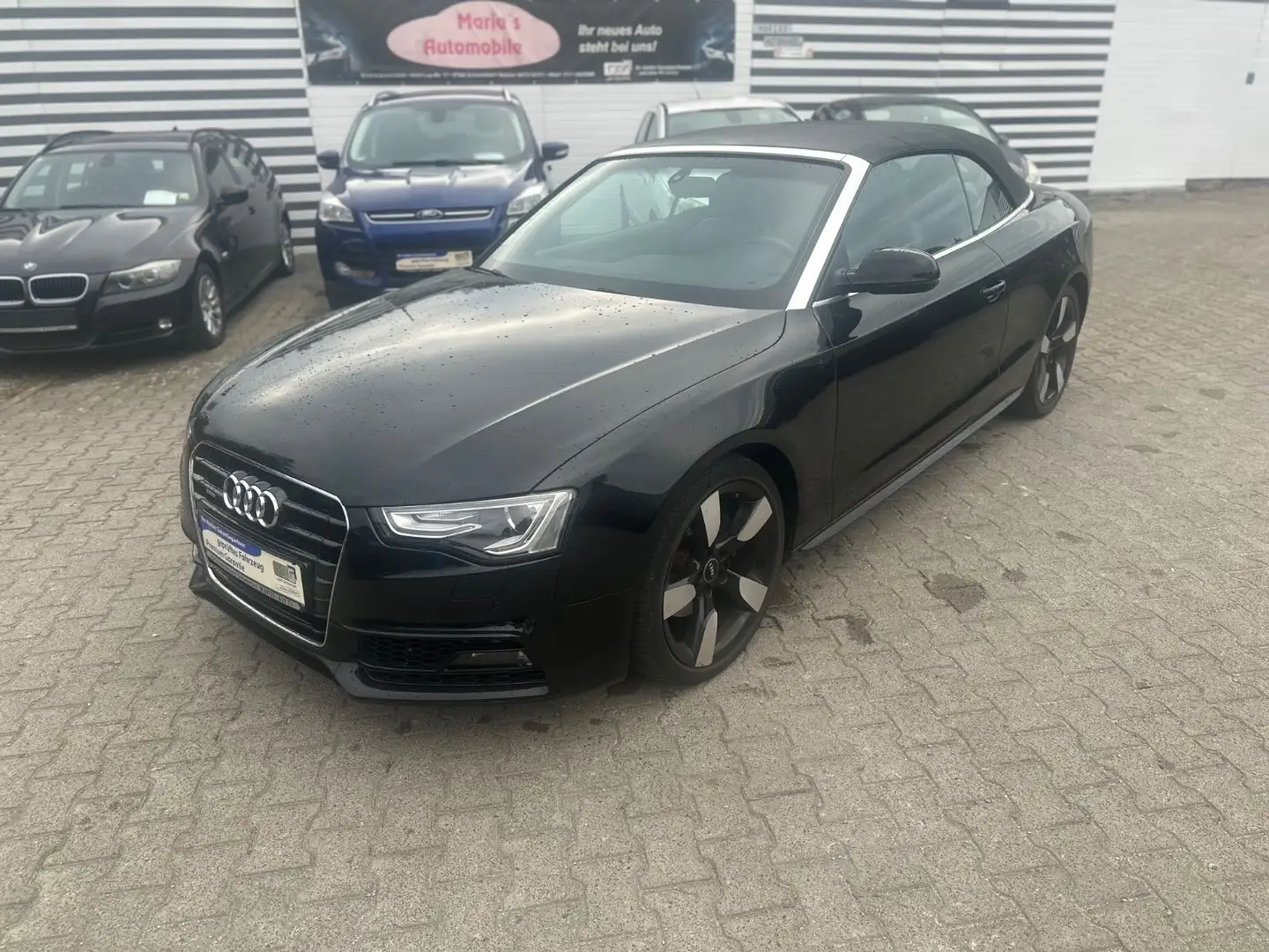 Audi A5 Cabriolet2.0Quattro S-Line/TÜV NEU/Scheckheft Schwarz - 2