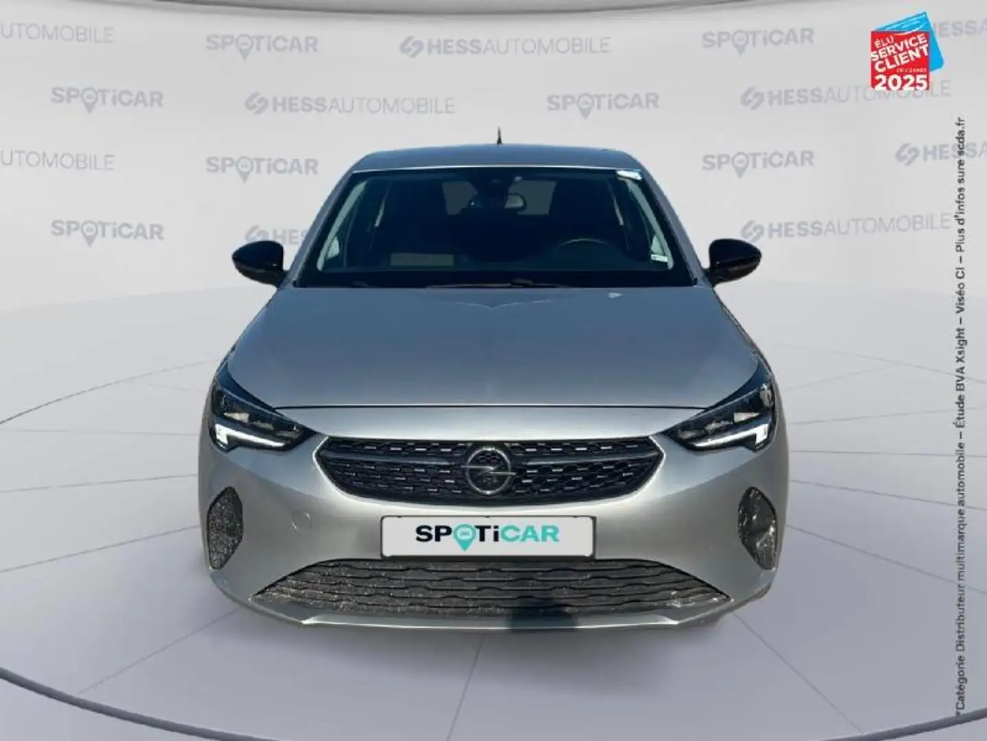 Opel Corsa-e 1.2 75ch Elegance Business GPS Carplay Gris - 2