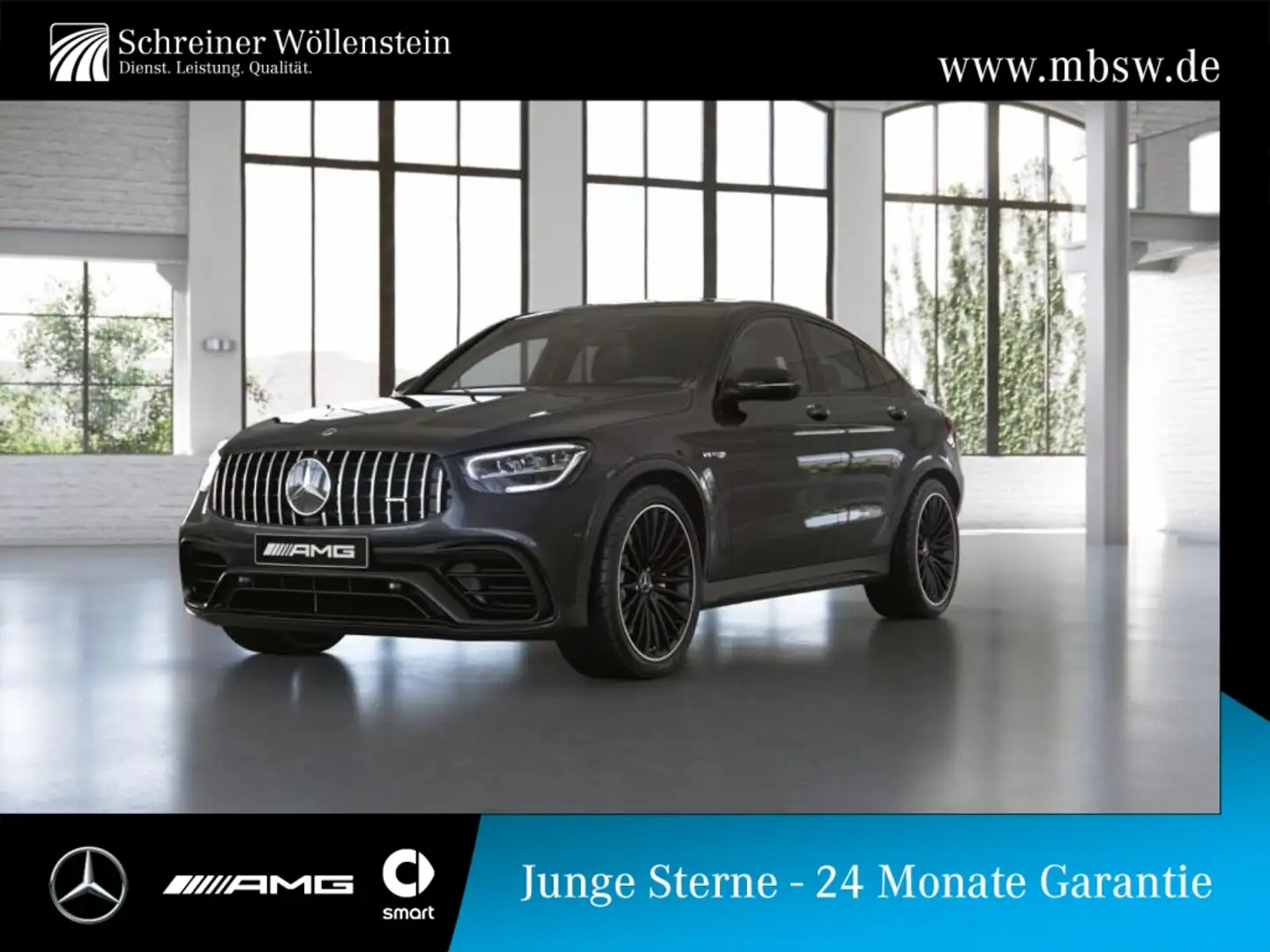 Mercedes-Benz GLC 63 AMG 4M+ Coupé AMG*Night*Ambi*Burm*MBUX*AR Grau - 1