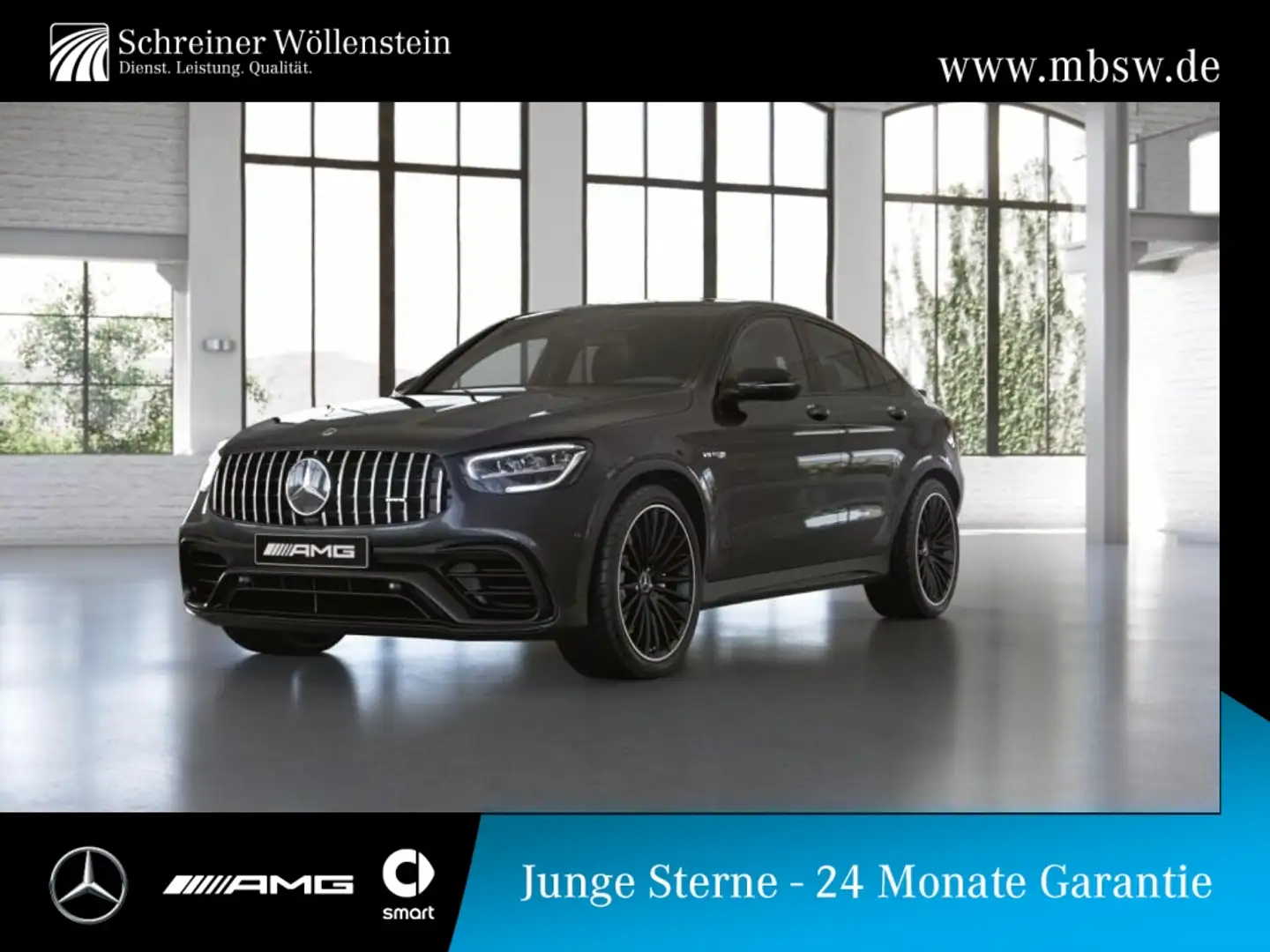 Mercedes-Benz GLC 63 AMG AMG GLC 63 4M+ C PerfAGA*SHD*Burm*Night*MBUX+AR Grau - 1