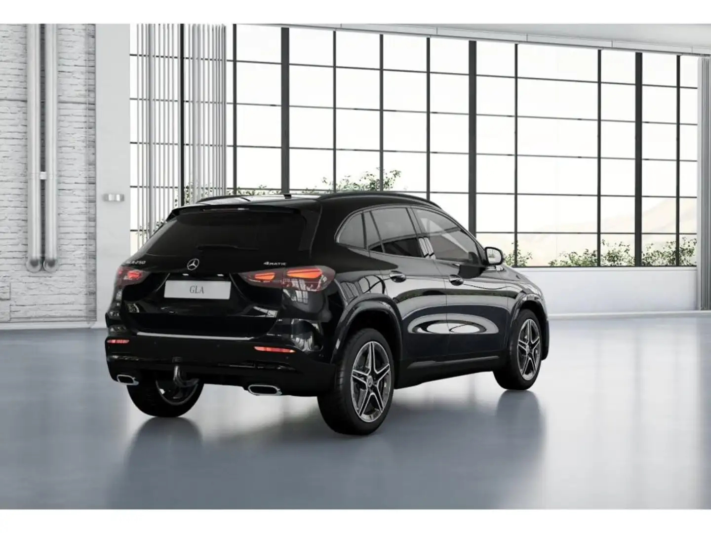 Mercedes-Benz GLA 250 4M AMG-Sport/Pano/AHK/Night/MBeam/360/19 Negro - 2