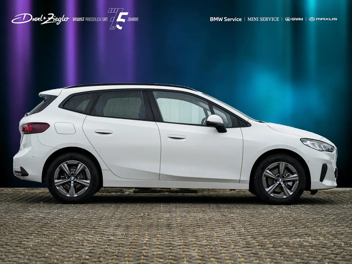 BMW 218 218i Active Tourer Travel GSD AHK LKH RFK DAB 17" Blanc - 2