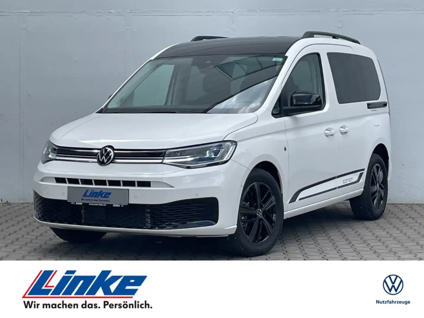Volkswagen Caddy 2.0 TDI DSG Edition AHK/Kamera/ACC/App-Connect Weiß - 1