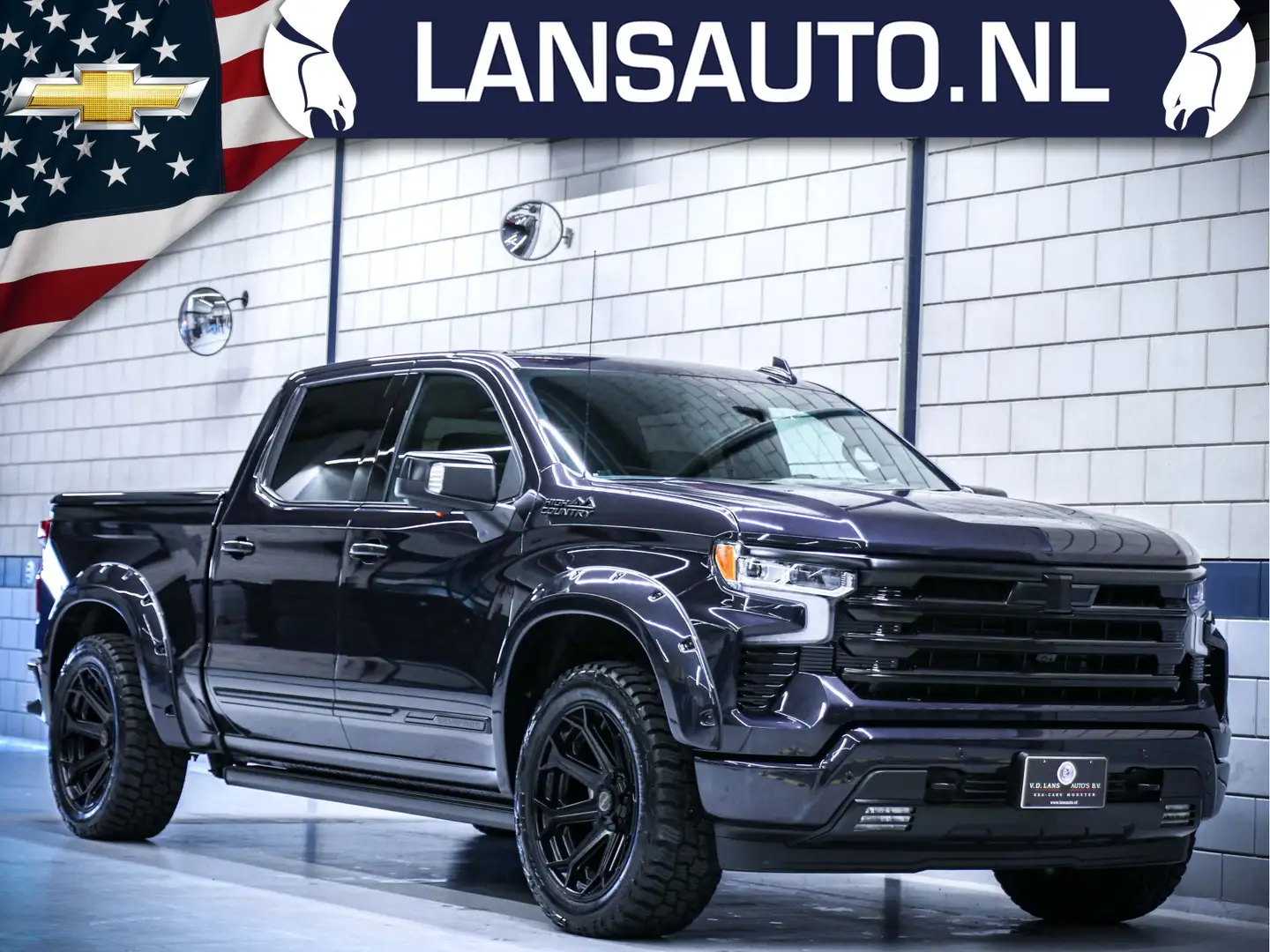 Chevrolet Silverado 1500 High Country | Black Ops Dark Ash Metallic | Negro - 1