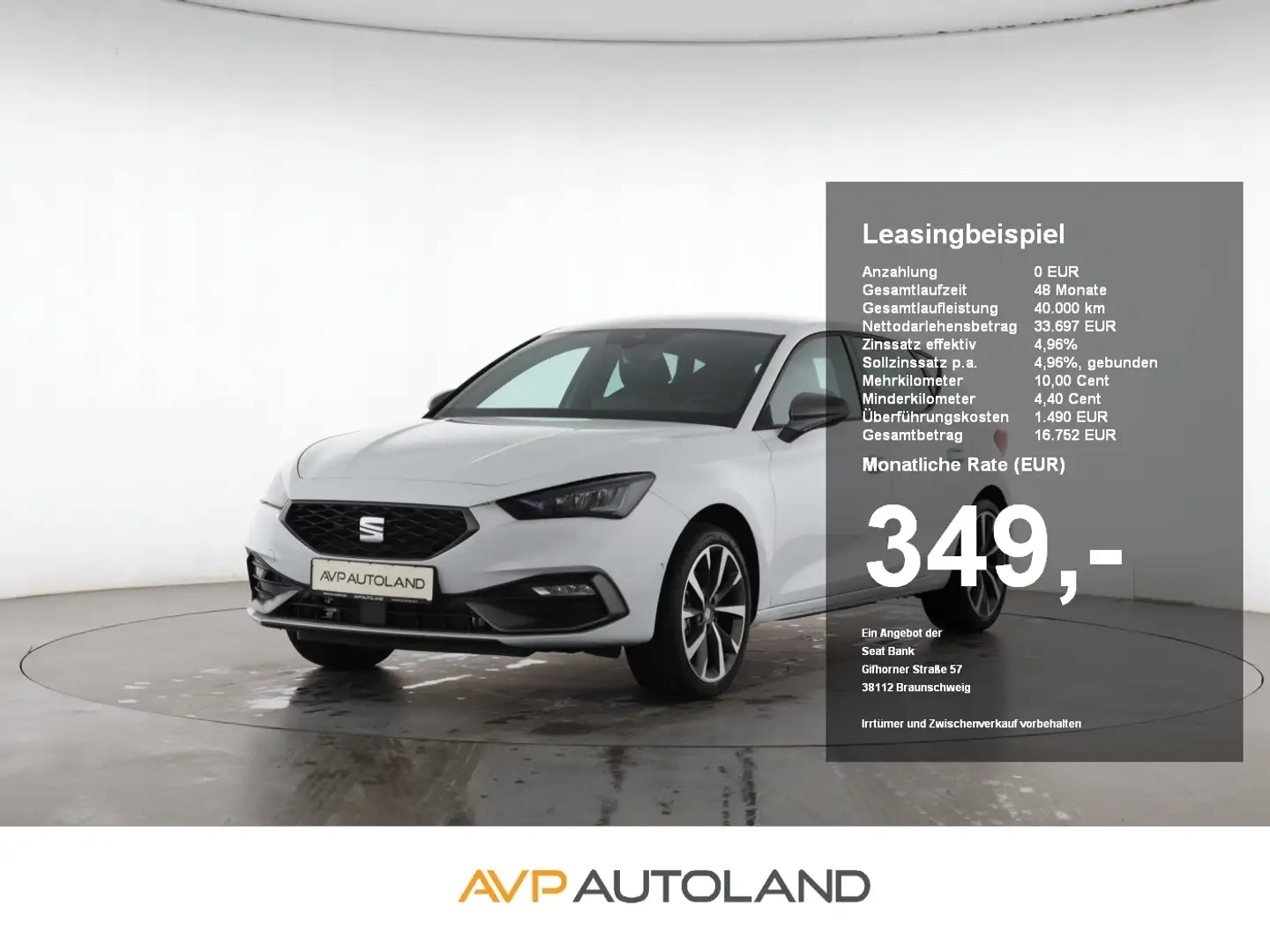 SEAT Leon 1.5 eTSI DSG FR | NAVI | ACC | LED | SITZH. Weiß - 1