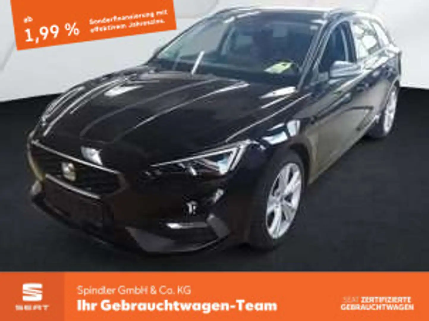 SEAT Leon Sportstourer FR 2.0 TDI DSG / Matrix, ACC Schwarz - 1
