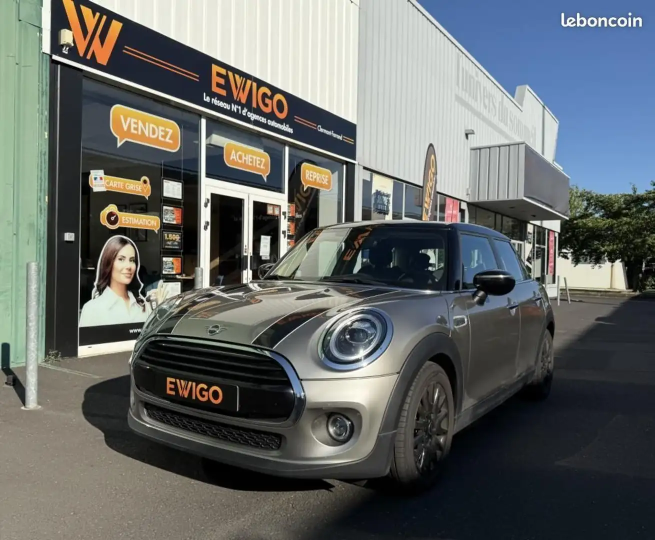 MINI Cooper 1.5 136Ch BVA EDITION GREENWICH CAMERA DE RECUL Grijs - 1