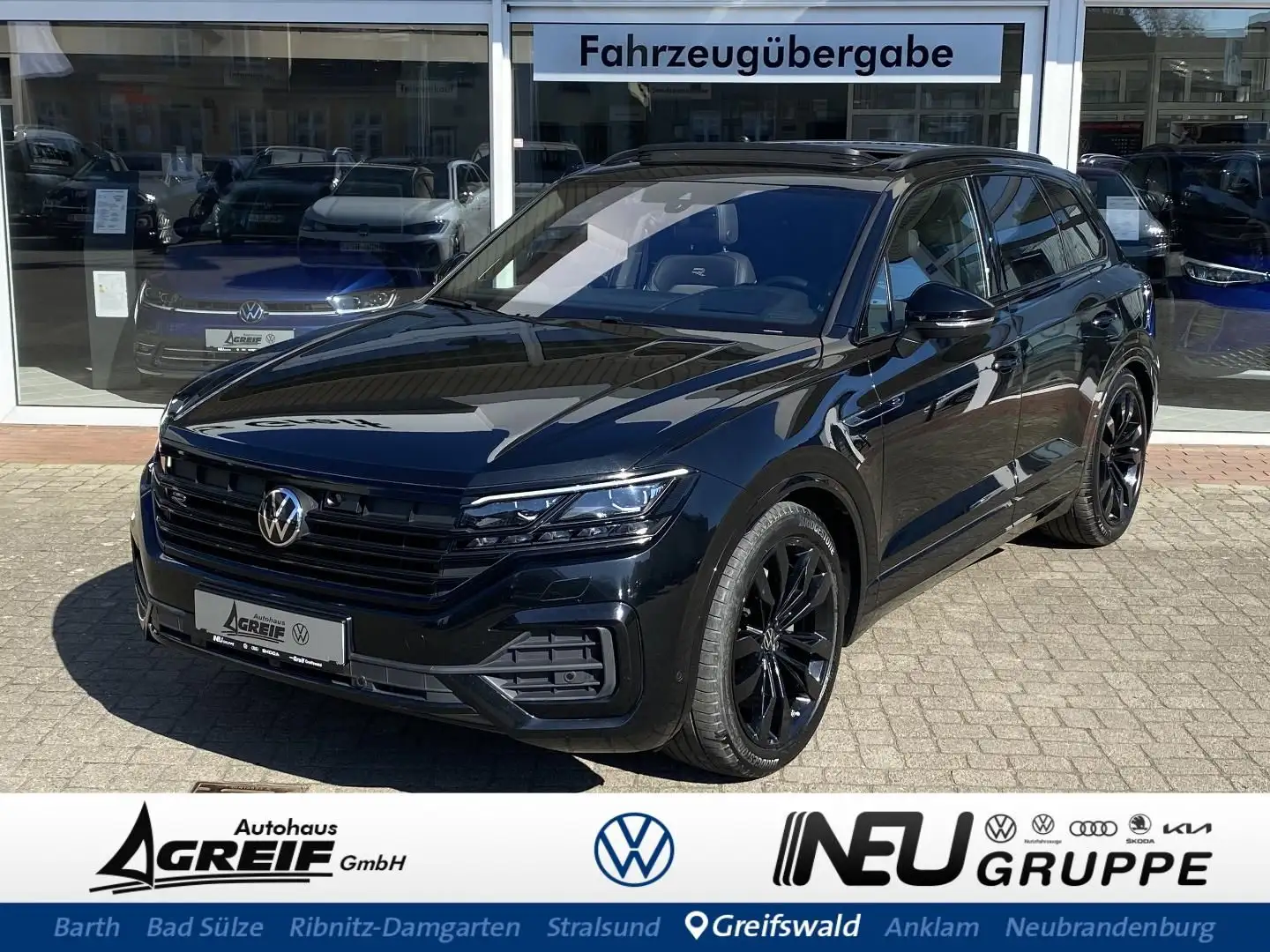 Volkswagen Touareg R-Line 3.0 TDI *4x4*LED*LEDER*AHZ* Noir - 1