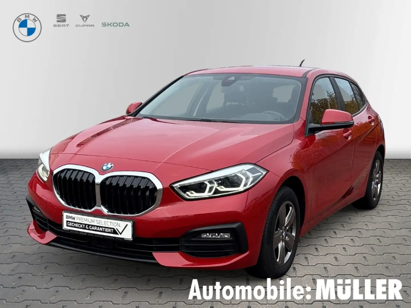 BMW 118 d Limousine HUD Navi Digitales Cockpit LED Sperrdi Rot - 1