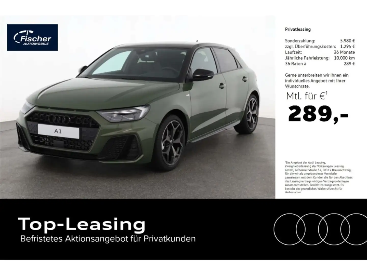 Audi A1 Sportback 35 TFSI S line LP: 41.680,-/ SONOS Premi Grün - 1