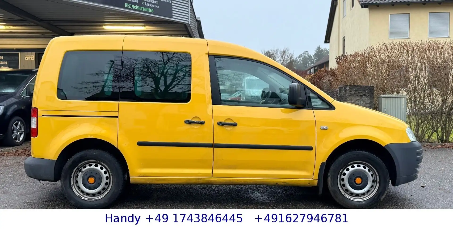 Volkswagen Caddy 2.0 SDI Kasten / TÜV AU 08.2026/LKW/ZV Gelb - 2
