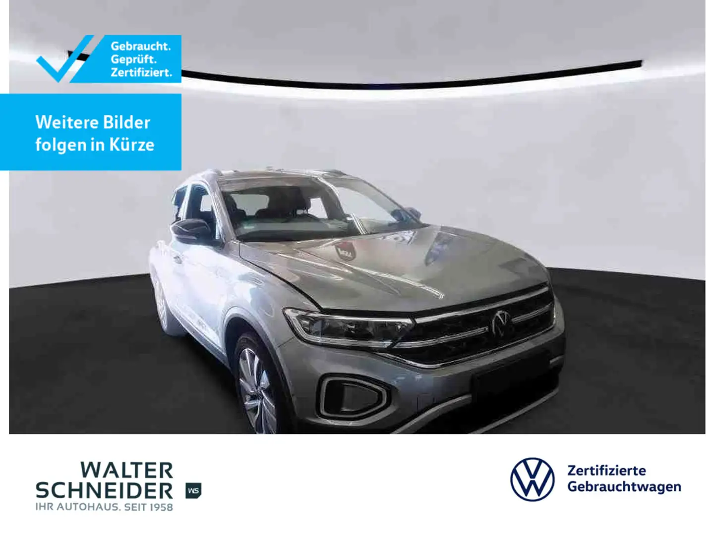 Volkswagen T-Roc 1.5 TSI DSG Move Navi IQ.Light AHK Silber - 1