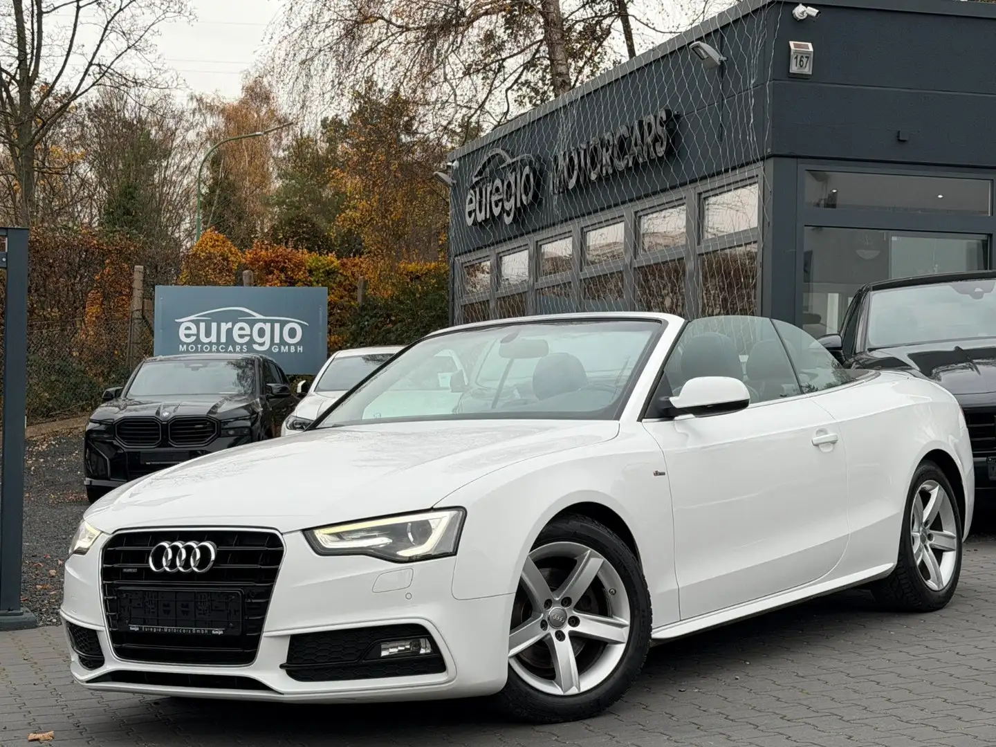 Audi A5 Cabriolet 2.0 TDI quattro / S line // Weiß - 1