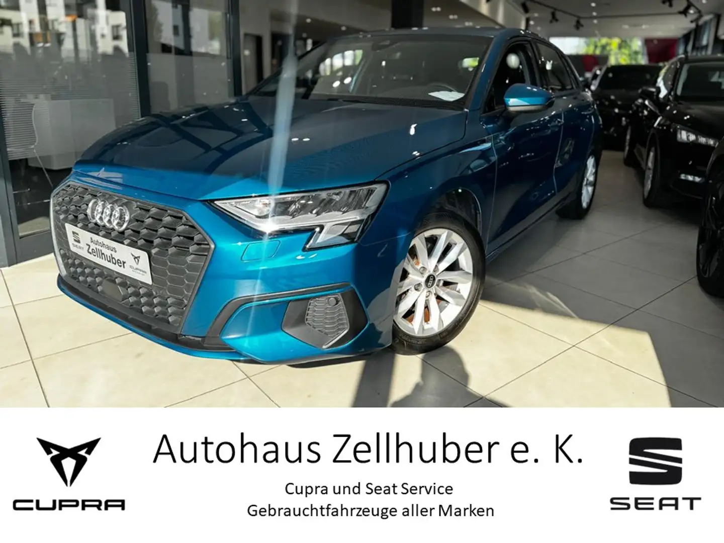Audi A3 1.5TFSI Sportback S tron *Smart Inter*Kamera* Blau - 1