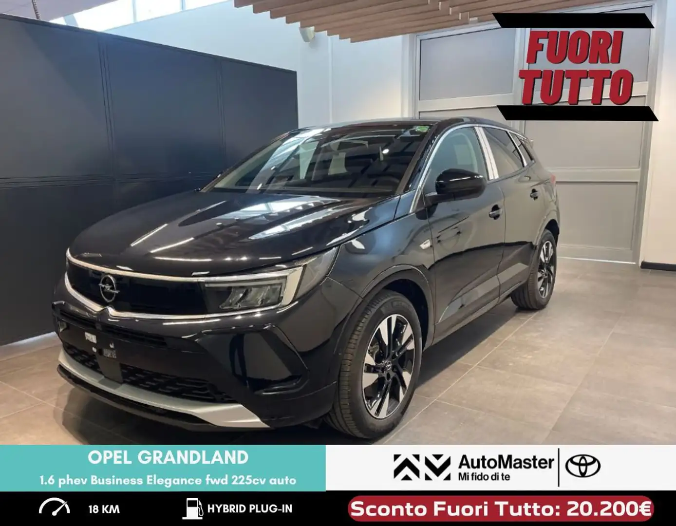 Opel Grandland 1.6 phev Business Elegance fwd 225cv auto Schwarz - 1