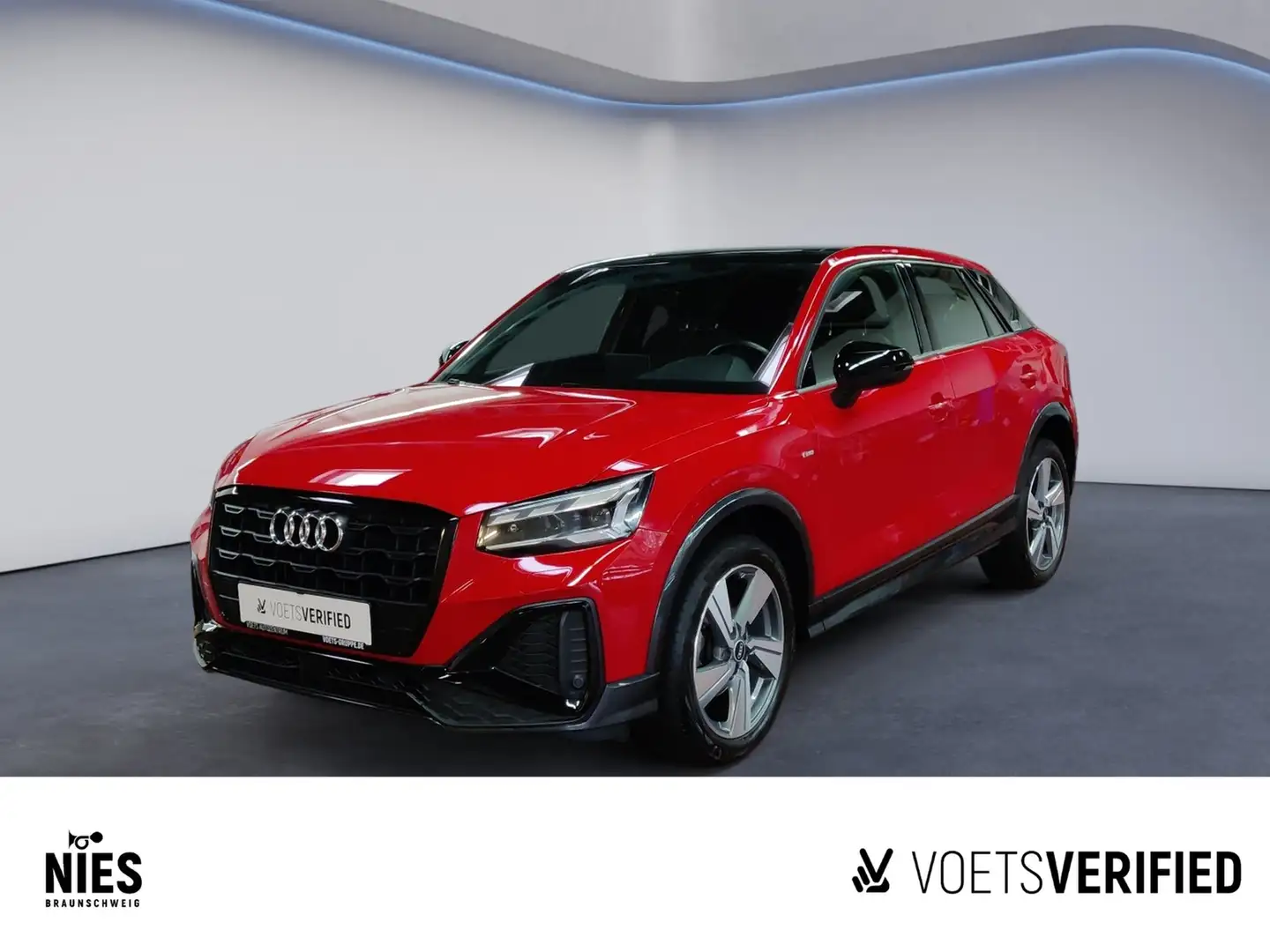 Audi Q2 S-line 35 TFSI S-tronic MATRIX-LED+PANO+SHZ Rot - 1