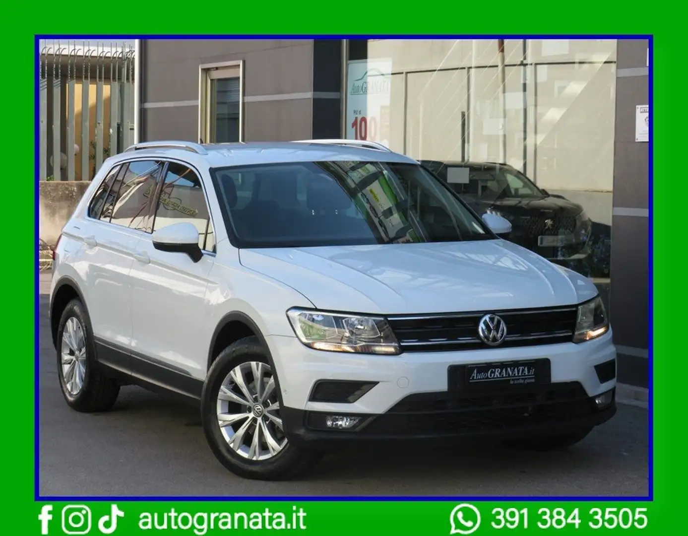 Volkswagen Tiguan 1.6 Tdi 115cv Business Navi.+Retroc. Bianco - 2