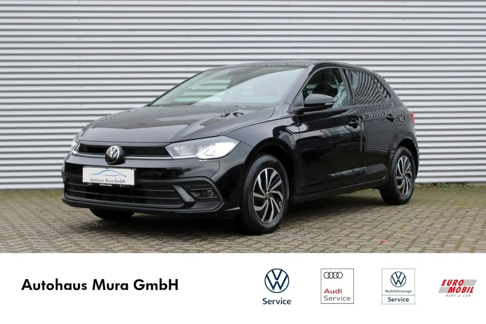 Volkswagen Polo Life 1.0TSI LED LM15 ACC SHZ APP Noir - 1