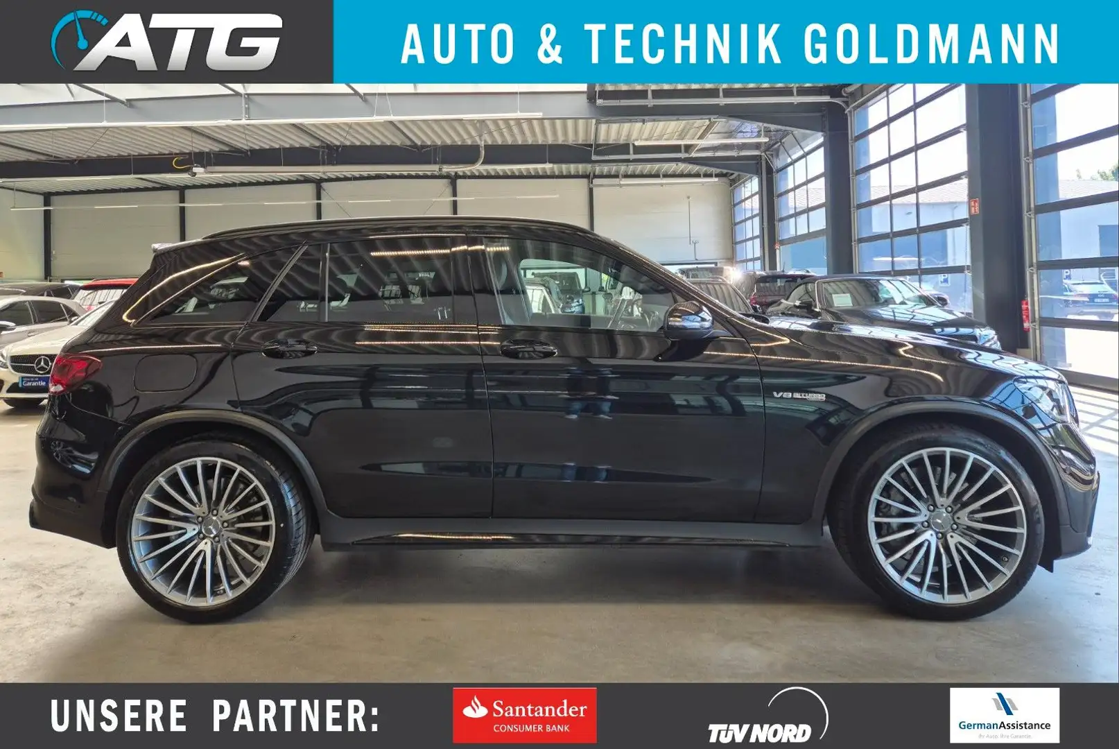 Mercedes-Benz GLC 63 AMG 4M MBUX LED CAMERA CARPLAY AHK AIRMAT Zwart - 1