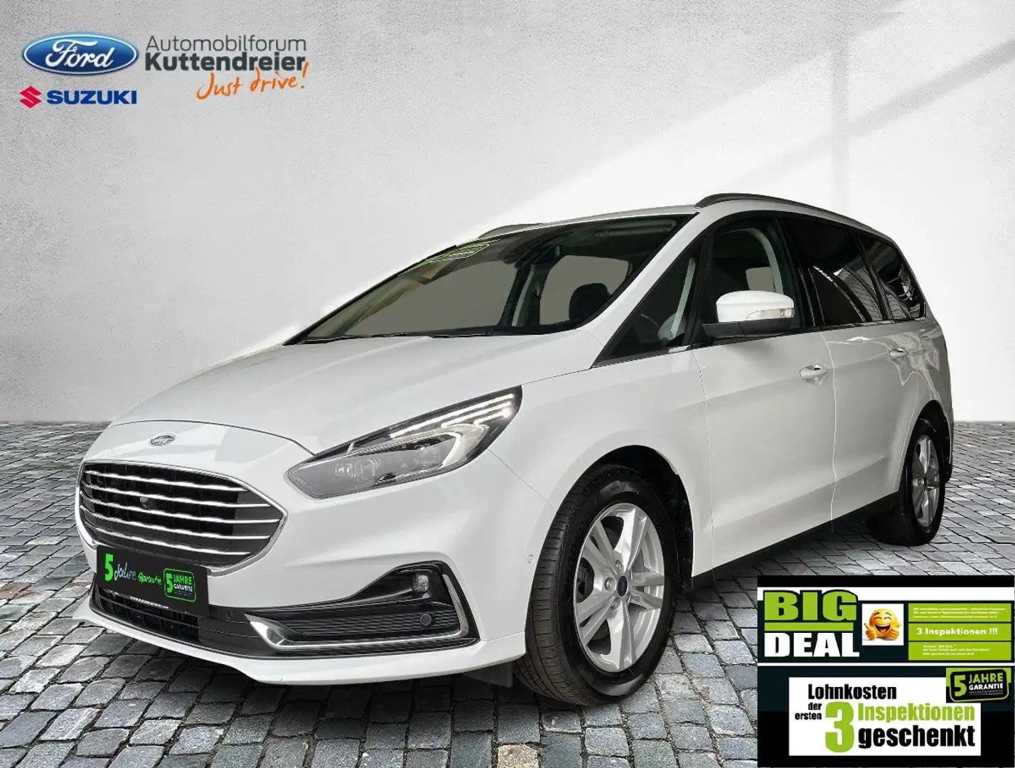 Ford Galaxy Titanium 7-Sitze Voll-LED AHKschw. Navi Blanc - 2