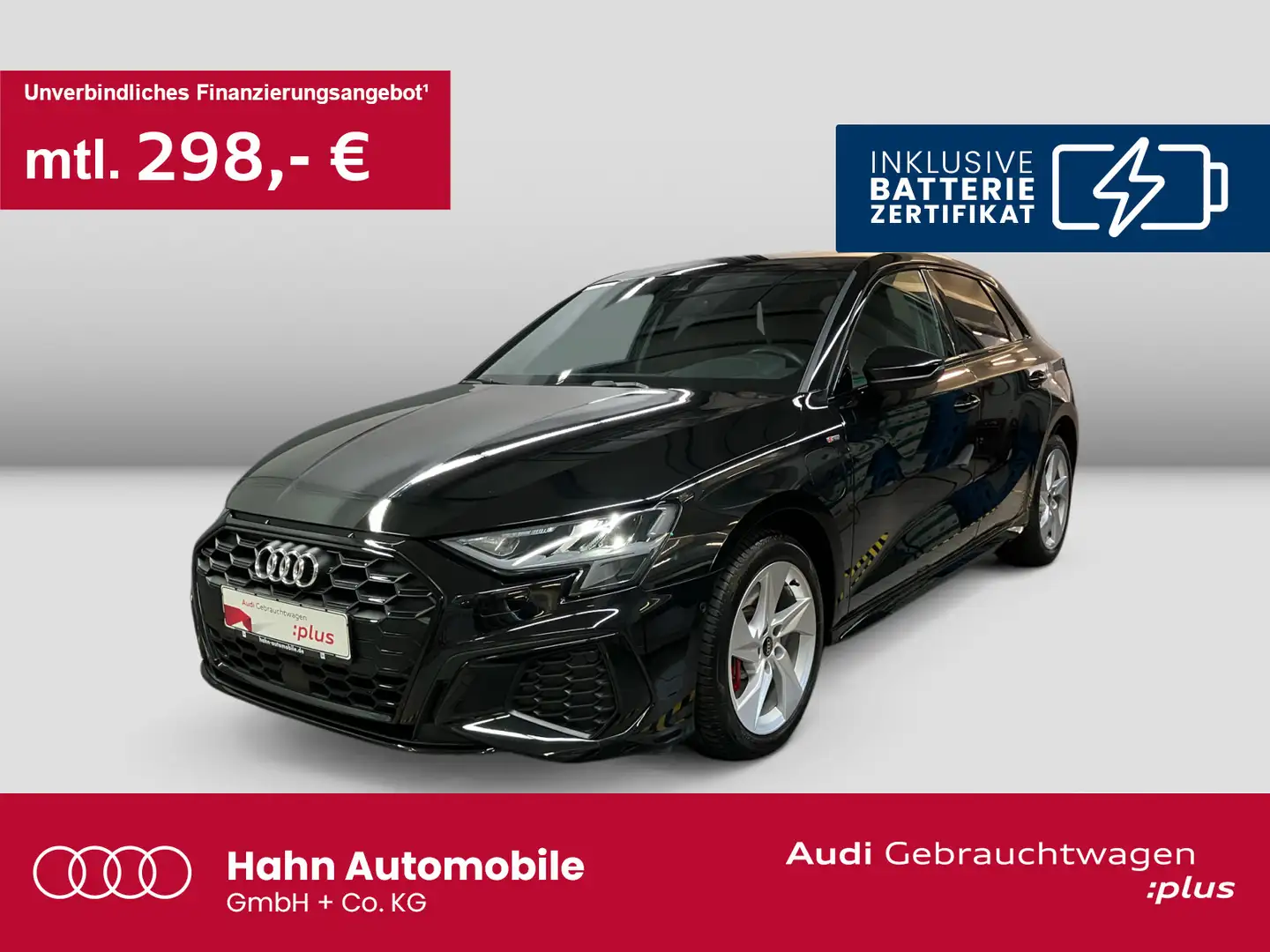 Audi A3 45 TFSIe S line Virtual Sitzh LED Schwarz - 1