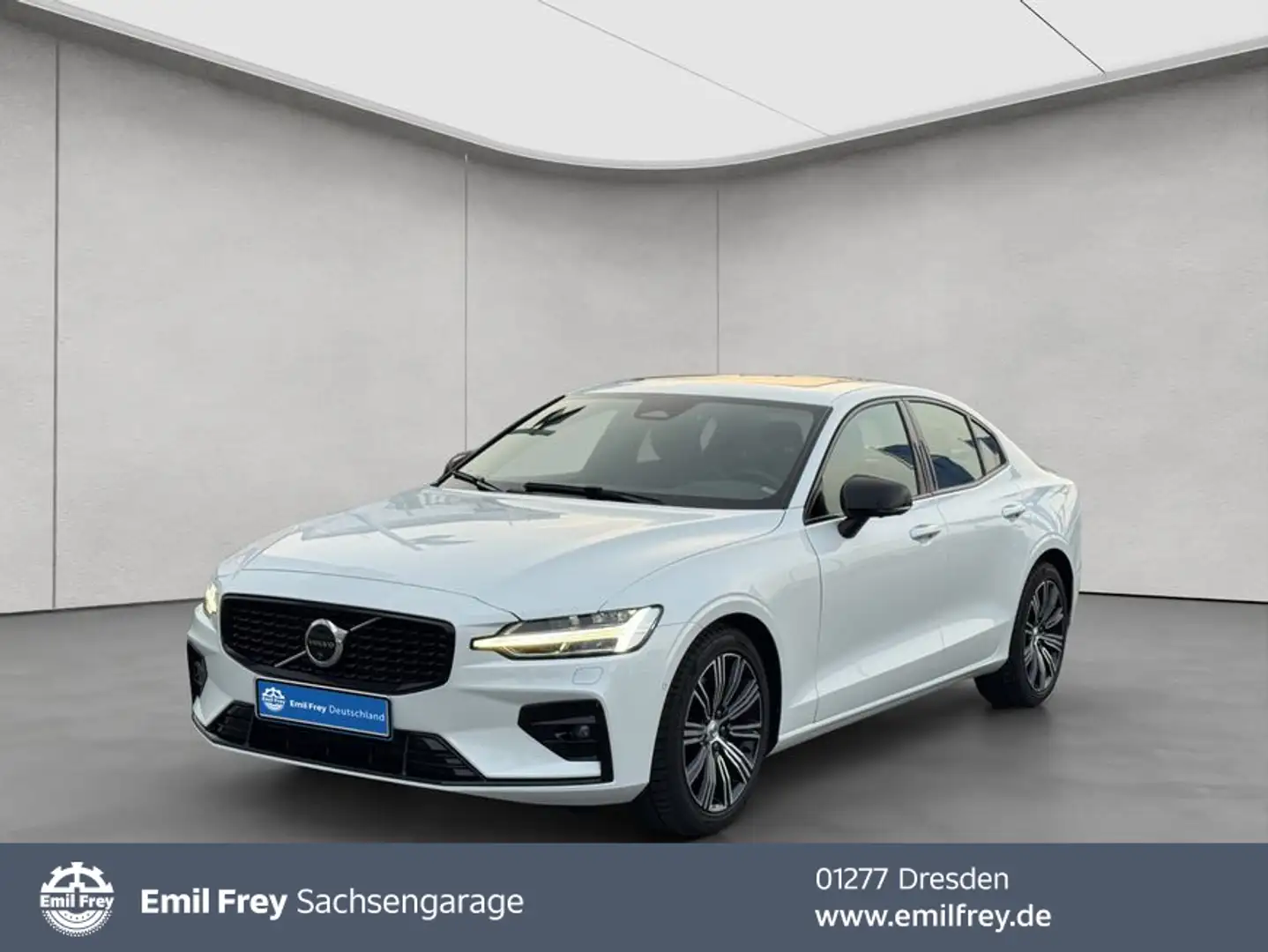 Volvo S60 B4 B DKG Plus Dark Stdhzg*Panorama Weiß - 1