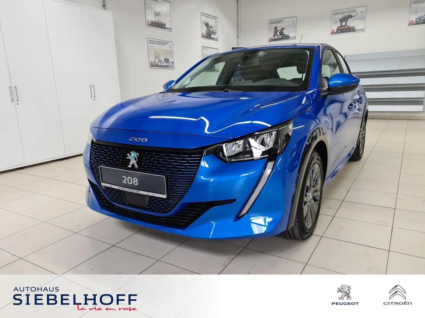 Peugeot e-208 Active Pack Elektromotor 136 *SHZ*PDC*Eco- Albastru - 2