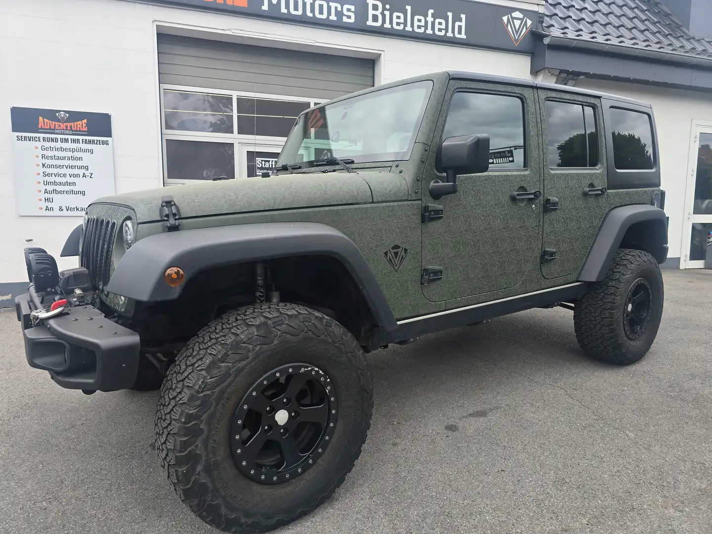 Jeep Wrangler Unlimited 2.8 CRD Rubicon " Pauli Umbau !" Noir - 1