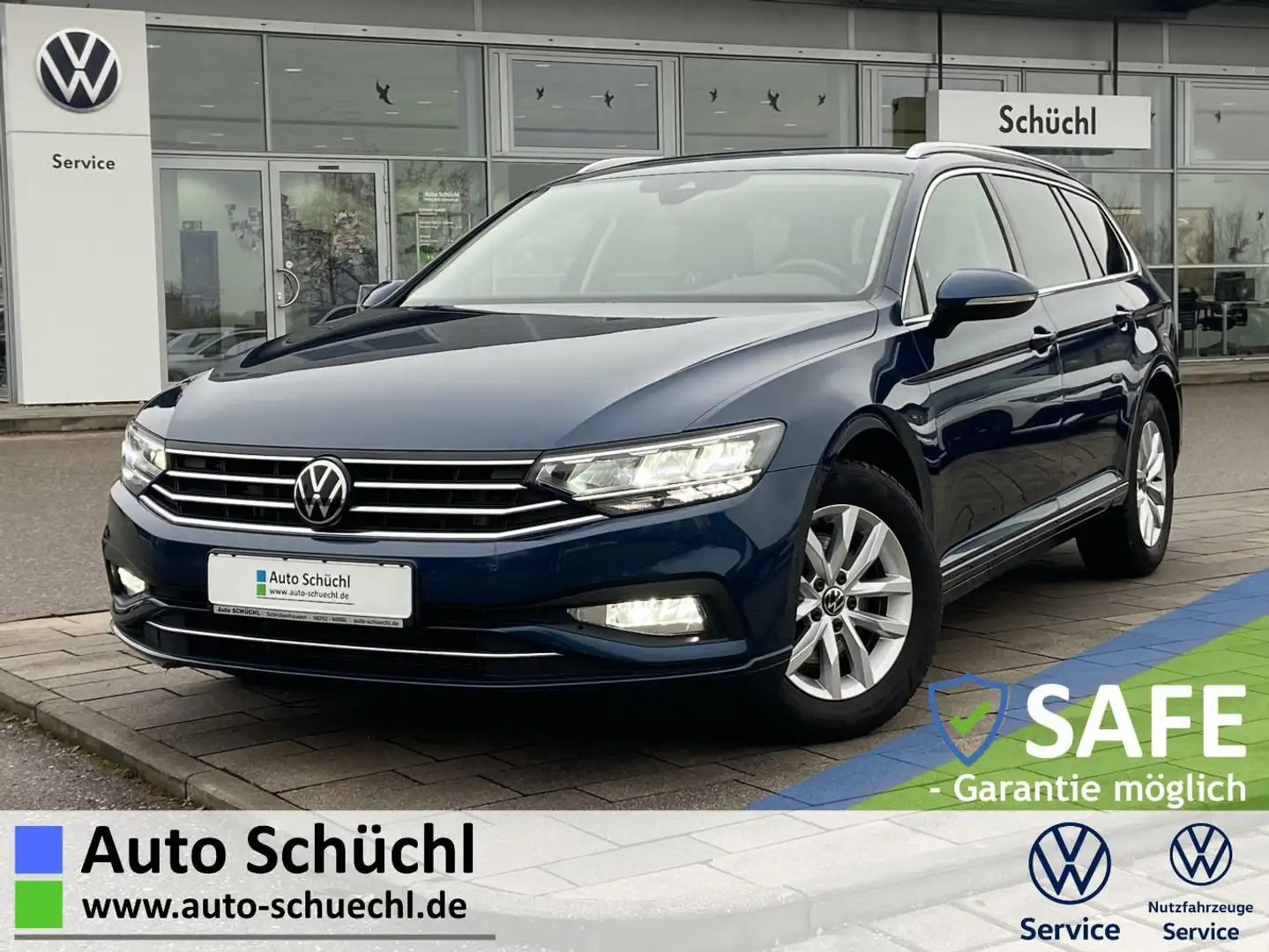 Volkswagen Passat Variant 2.0 TDI DSG Business NAVI+LED+KAM Blau - 1