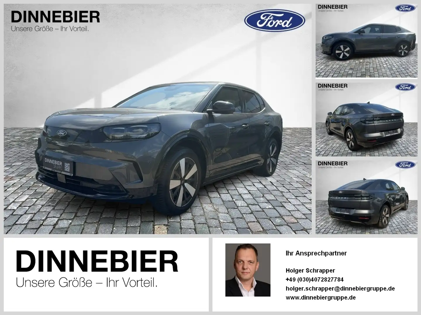 Ford Capri Capri Ext.Range 77kWh LED+360°Kamera+AHK Grau - 1