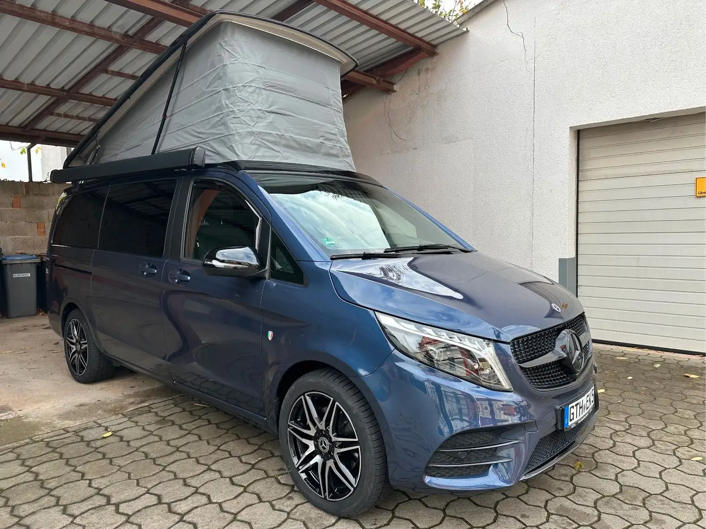 Mercedes-Benz V 300 d 4M AMG Edition Marco Polo *2xStHz+Black* Bleu - 1