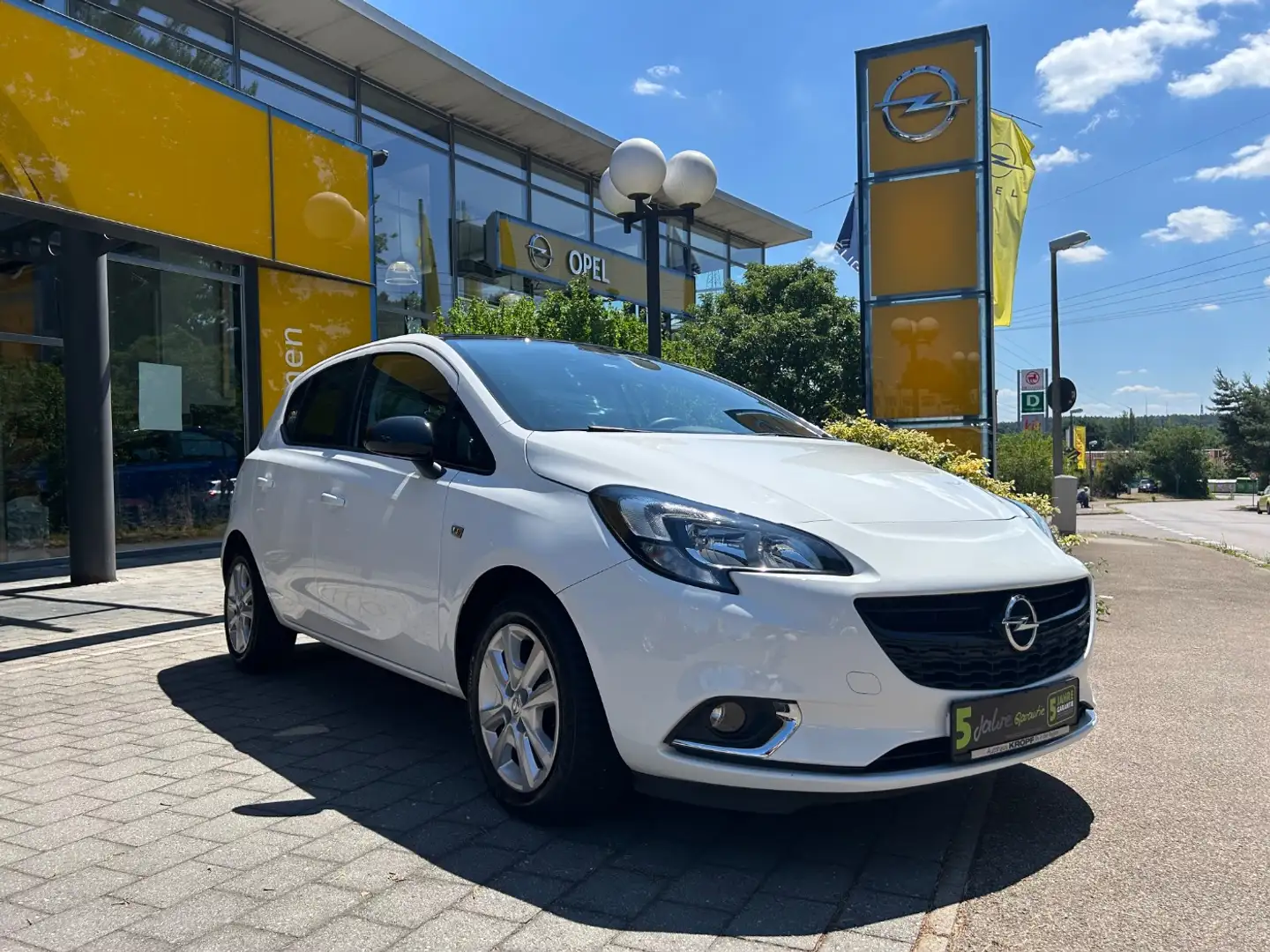 Opel Corsa E 1.4 Turbo ecoFlex Matrix+SHZ+Winterp.+LM Blanc - 2