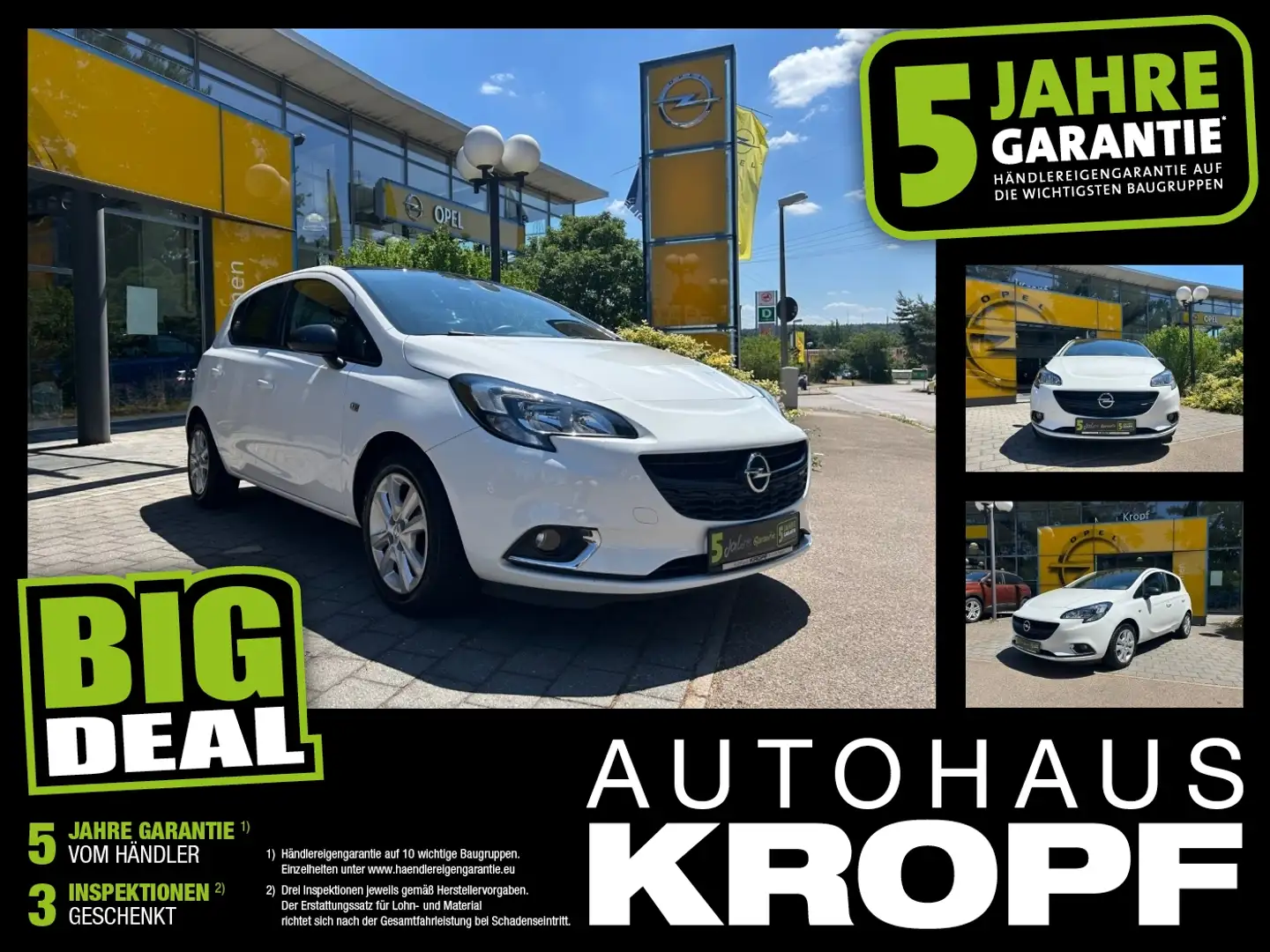 Opel Corsa E 1.4 Turbo ecoFlex Matrix+SHZ+Winterp.+LM Blanc - 1