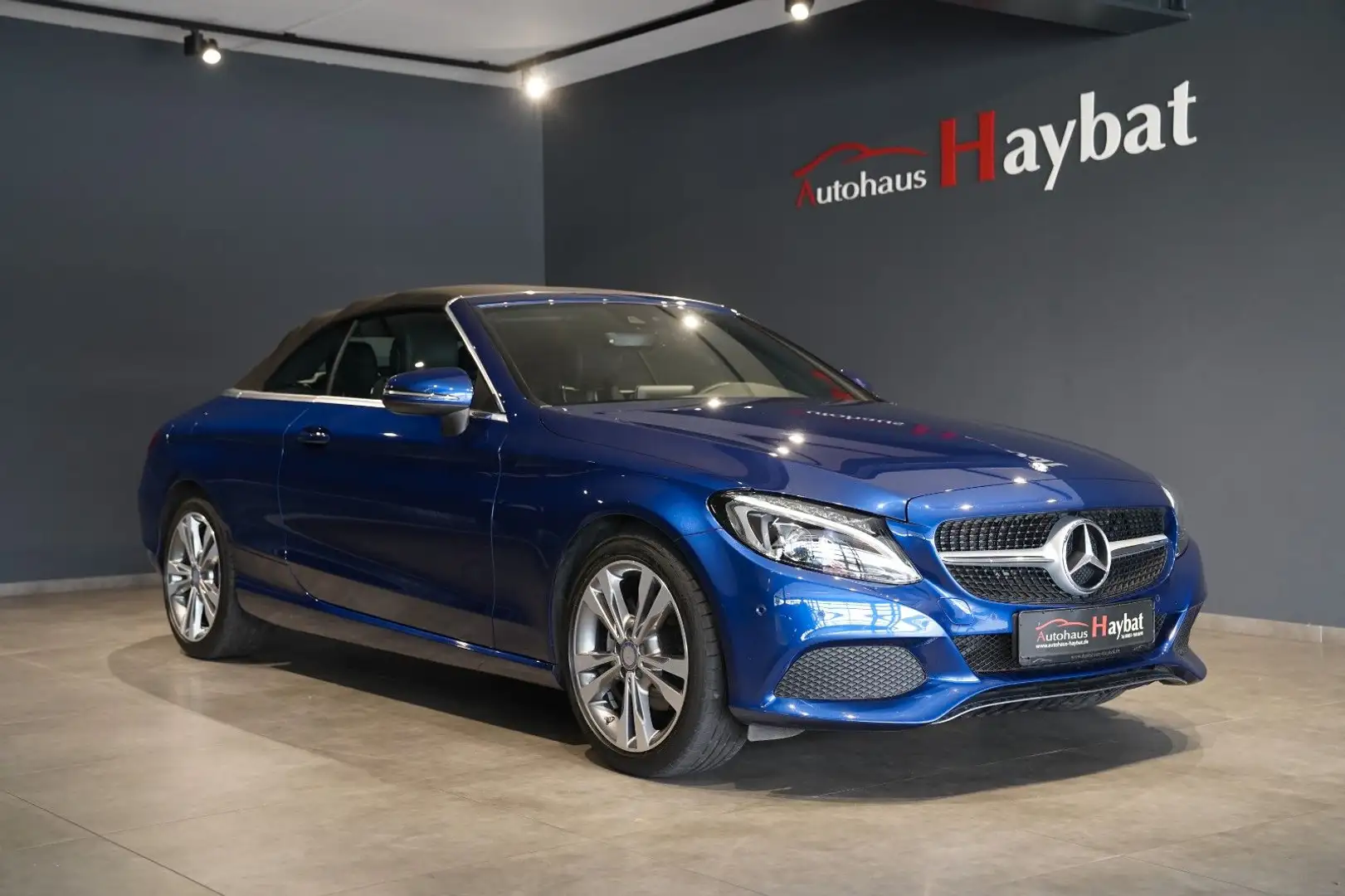 Mercedes-Benz C 200 Cabrio Comand-LED-Kamera-Airscarf plava - 1