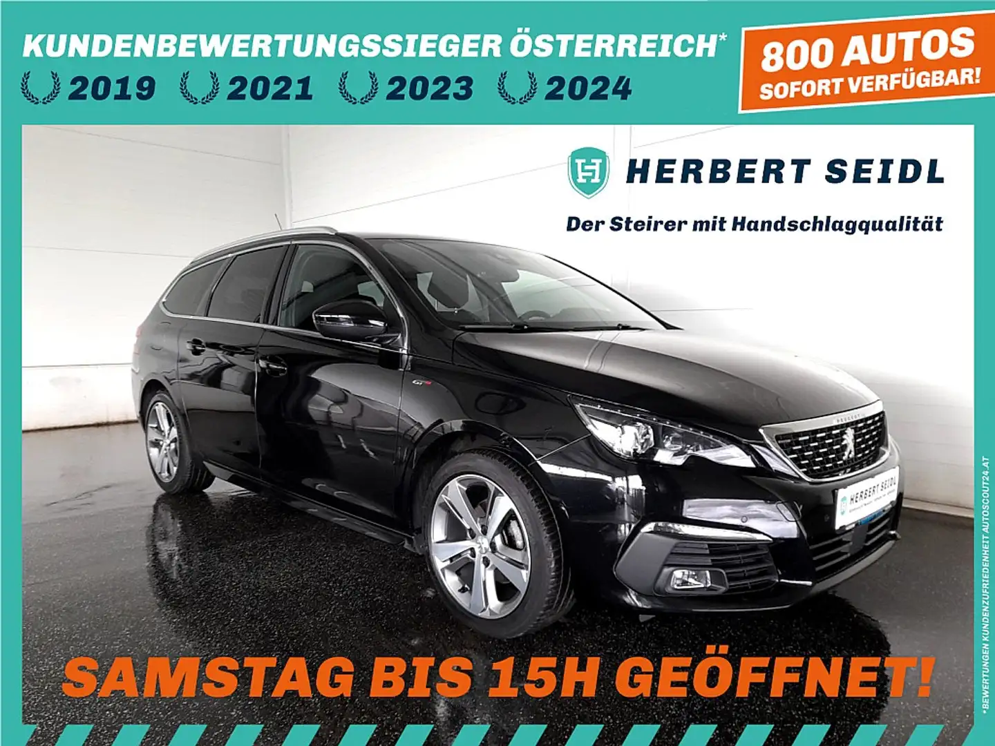 Peugeot 308 SW GT-LINE BlueHDi 130 Aut. *LED / NAVI / ACC /... Schwarz - 1